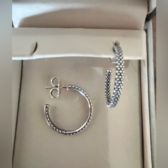 LAGOS Signature Caviar Beaded Hoop Earrings - Picture 3 of 8